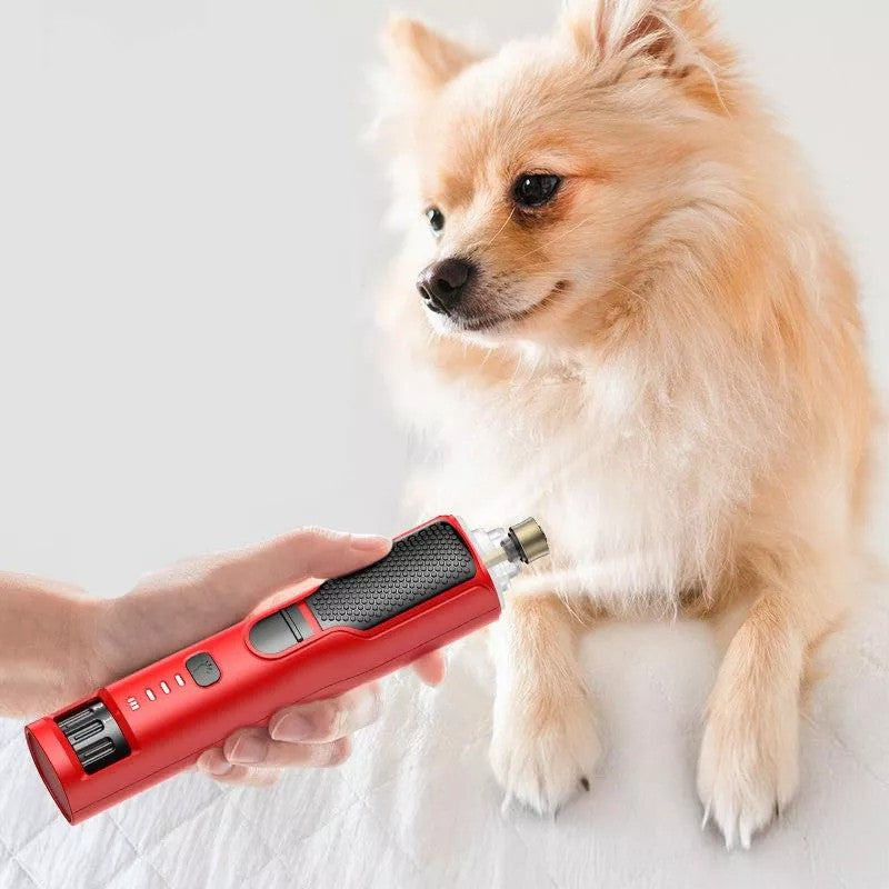 BEBANG LED Dog Nail Grinder — Quiet Electric Pet Nail File, USB Rechargeable