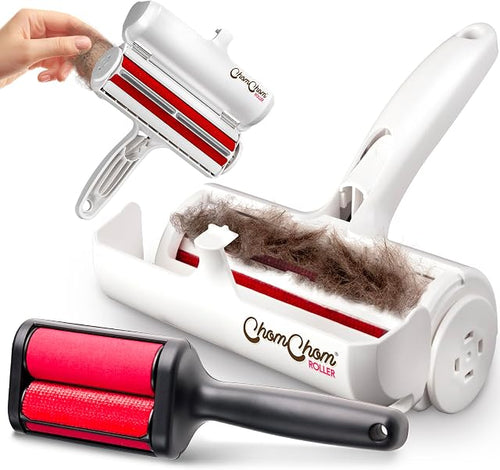 ChomChom Reusable Pet Hair Roller — Lint Remover for Couch, Carpet & Clothes, No Refills Needed